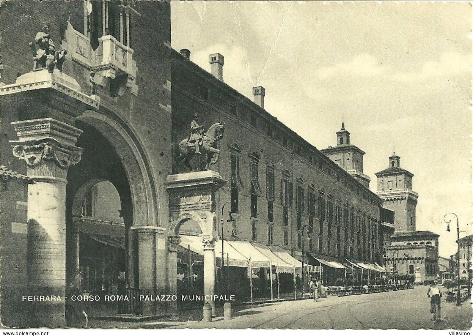 EMILIA ROMAGNA - FERRARA, CORSO ROMA. PALAZZO MUNICIPALE - VG. - Ferrara