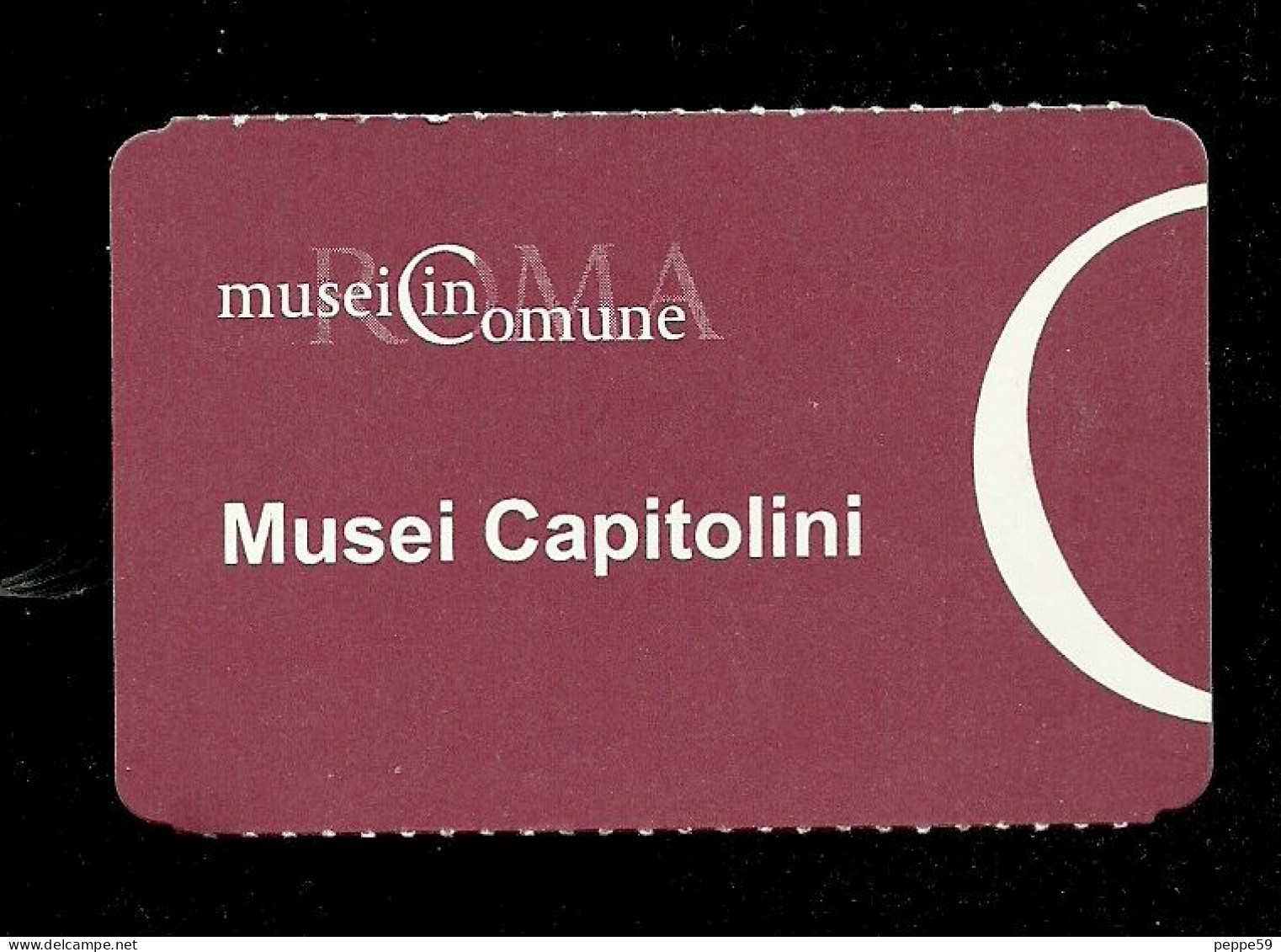 Biglietto Di Ingresso - Musei Capitolini ( Roma ) - Tickets - Vouchers