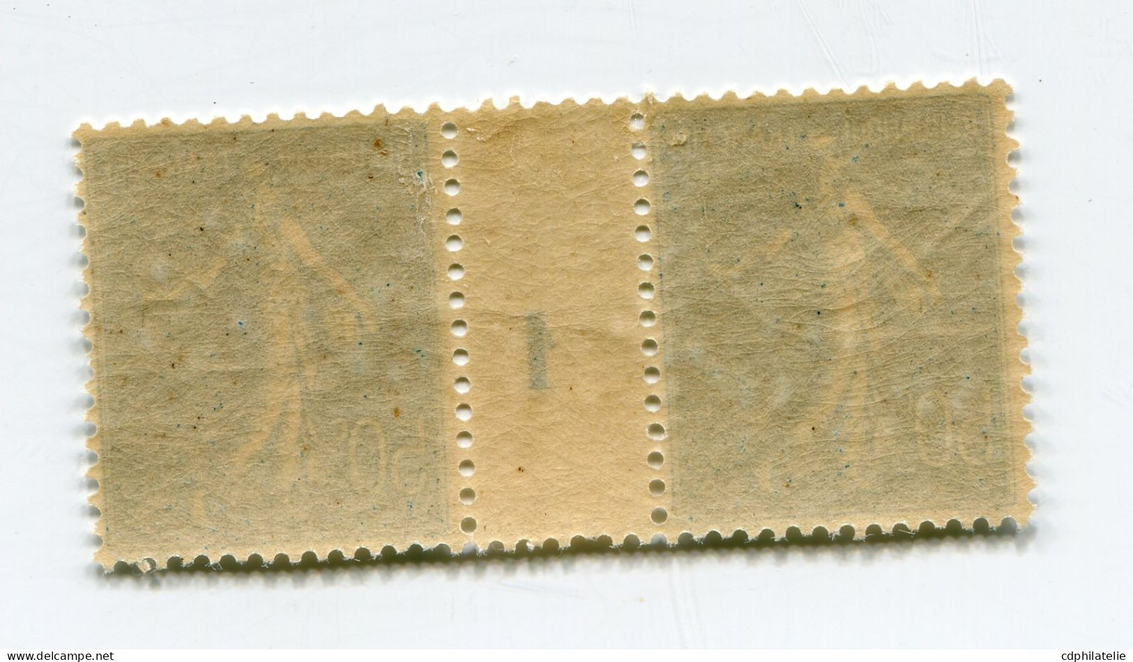 FRANCE N°161 * TYPE SEMEUSE LIGNEE EN PAIRE AVEC MILLESIME 1 ( 1921 ) - Millesimi