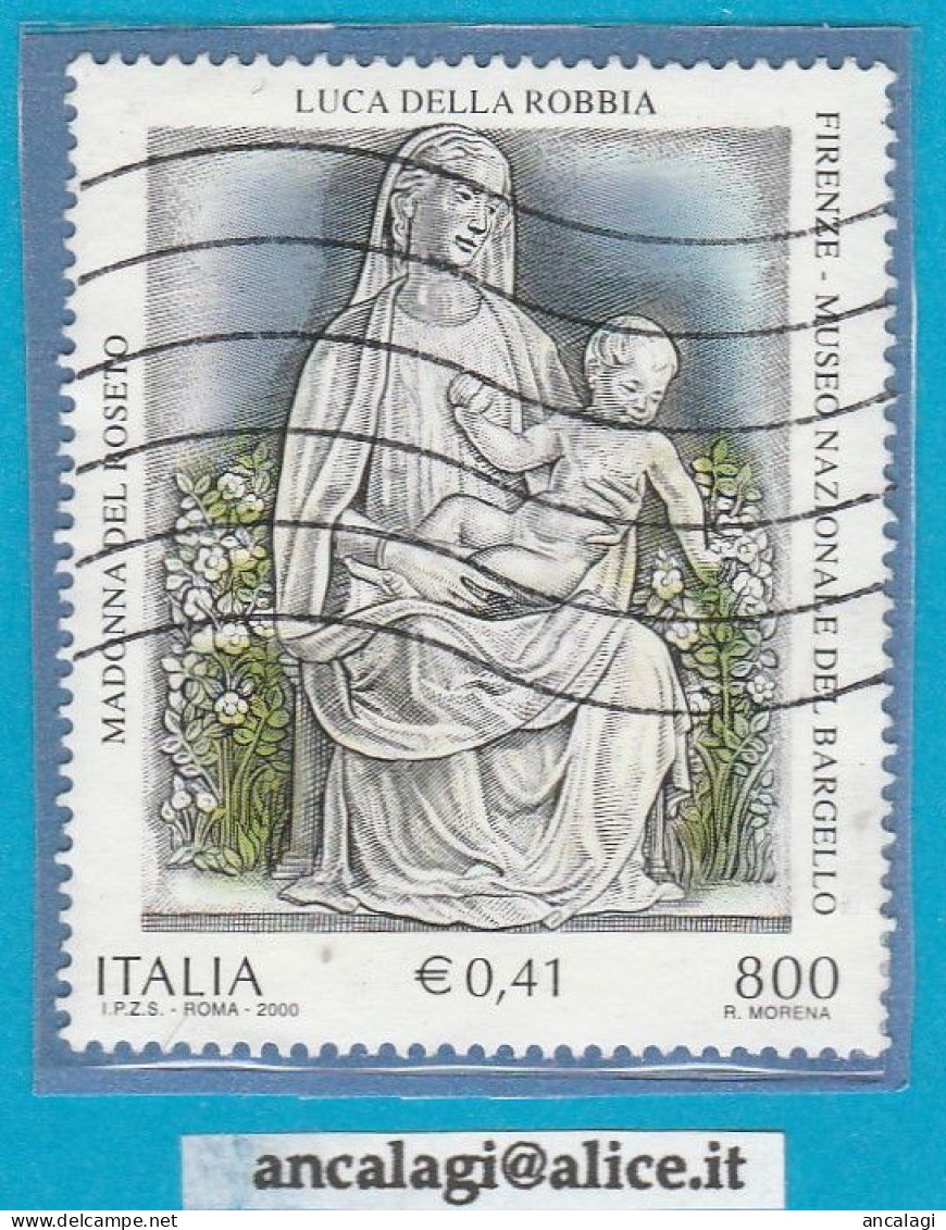 USATI ITALIA 2000 - Ref.0840 "LUCA DELLA ROBBIA" 1 Val. - - 1991-00: Oblitérés