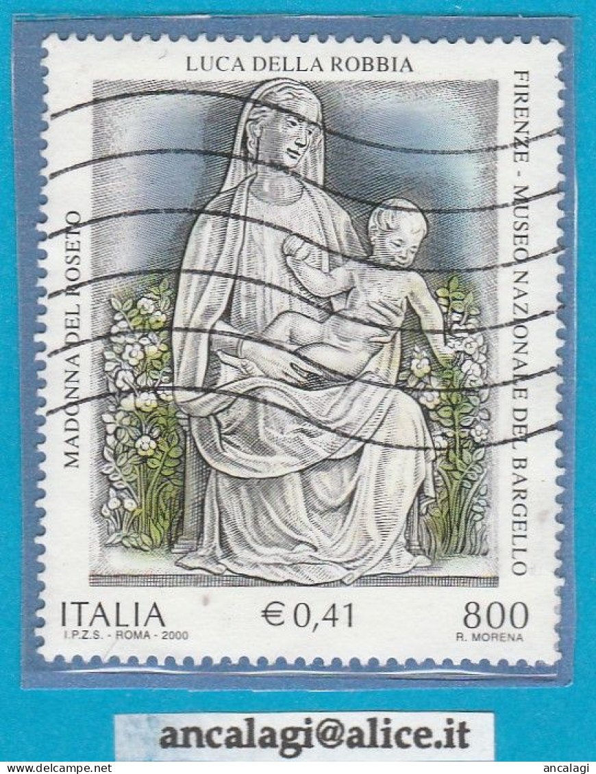 USATI ITALIA 2000 - Ref.0840 "LUCA DELLA ROBBIA" 1 Val. - - 1991-00: Usati