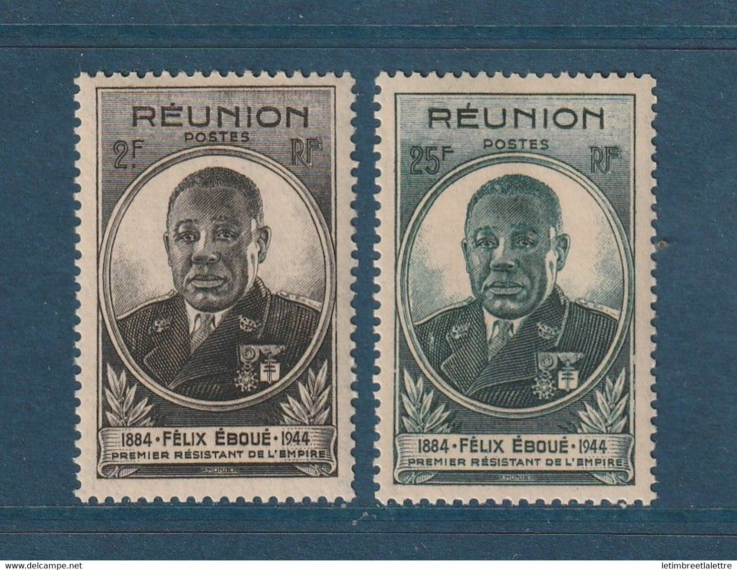 Réunion - YT N° 260 Et 261 ** - Neuf Sans Charnière - 1945 - Neufs