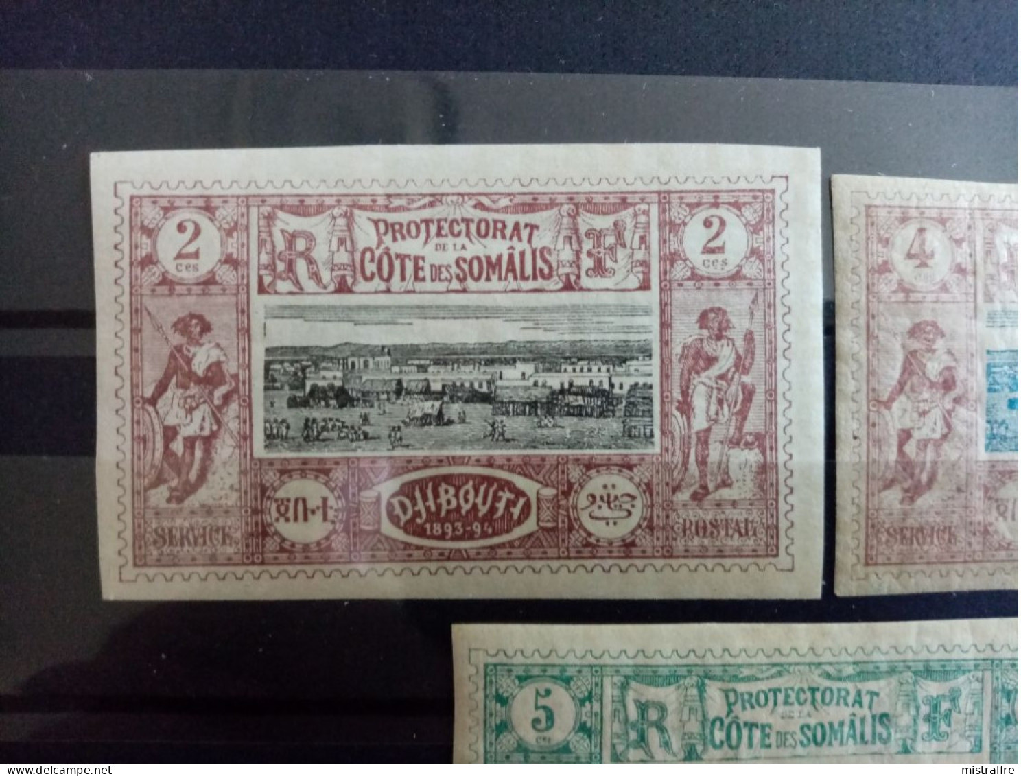 Côte Des SOMALIES. 1894-1902. " Vues De DJIBOUTI " N° 7.8.9 Et 27. NEUFS +.. Côte YT 2022 : 65,00 € - Nuovi