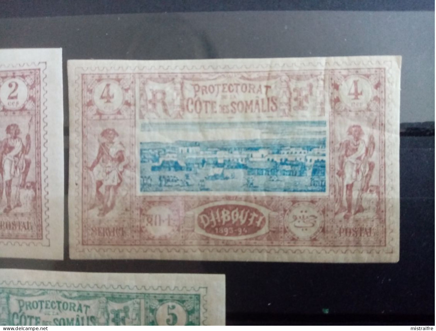 Côte Des SOMALIES. 1894-1902. " Vues De DJIBOUTI " N° 7.8.9 Et 27. NEUFS +.. Côte YT 2022 : 65,00 € - Ungebraucht