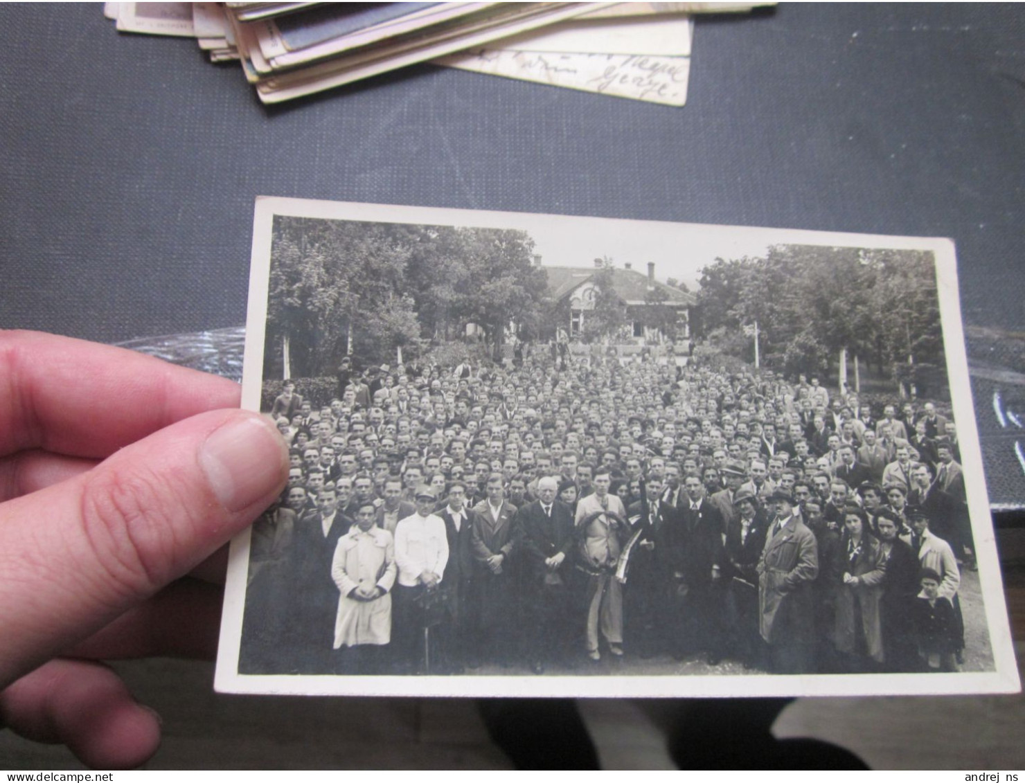 Oplenac Group A Celebrationza Uspomenu Sa Oplenca 1935 Jovan Stojanovic Stojadinovic Signauters ????? Proslava - Serbie