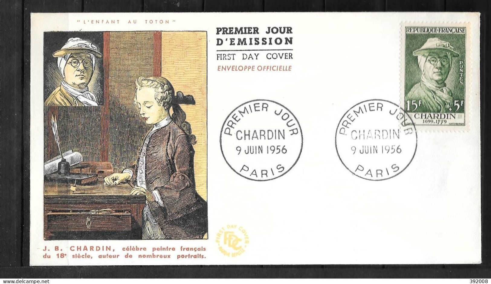 1956 - 1069 - Chardin - Paris - 10 - 1950-1959