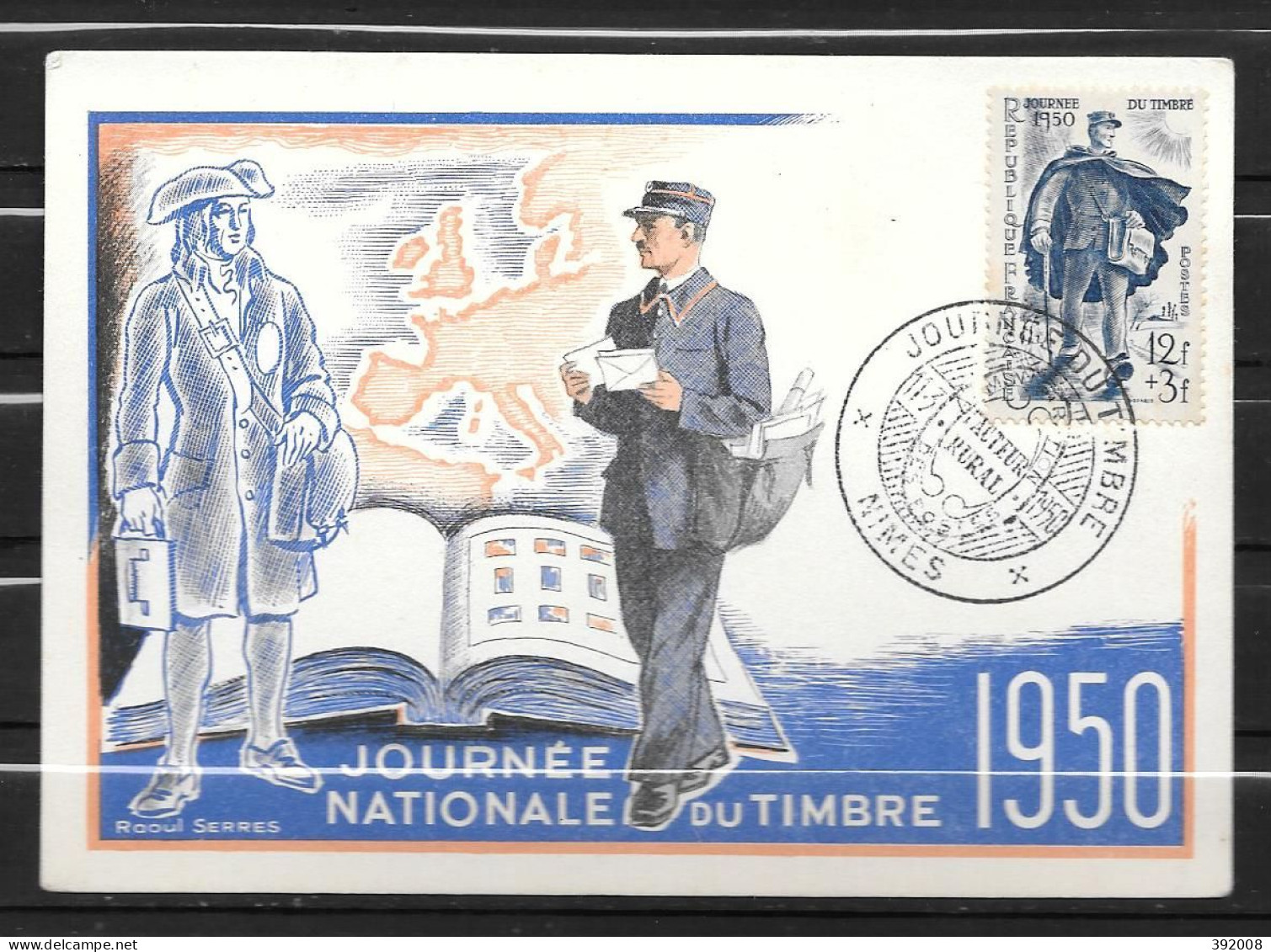 1950 - Journée Du Timbre - NIMES - 6 - 1950-1959