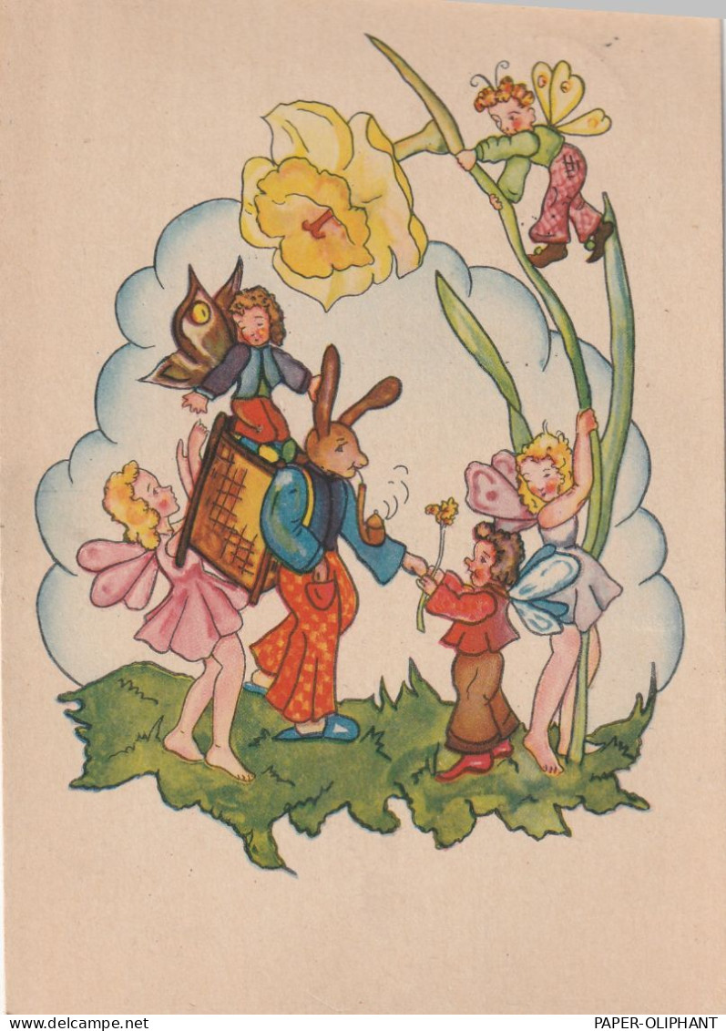 OSTERN - Elfen Und Hasen, 1946 - Ostern