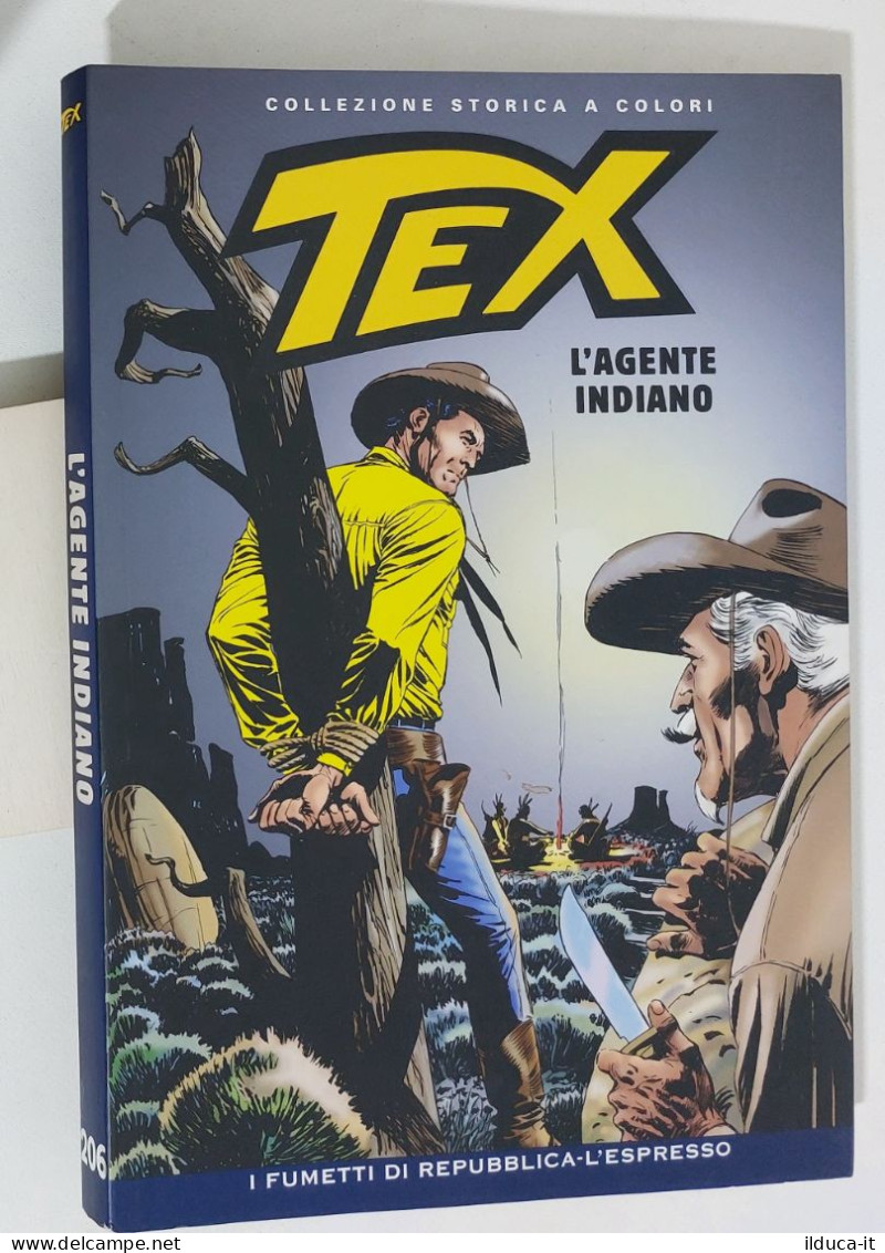 62629 TEX Collezione Storica Repubblica N. 206 - L'agente Indiano - Tex