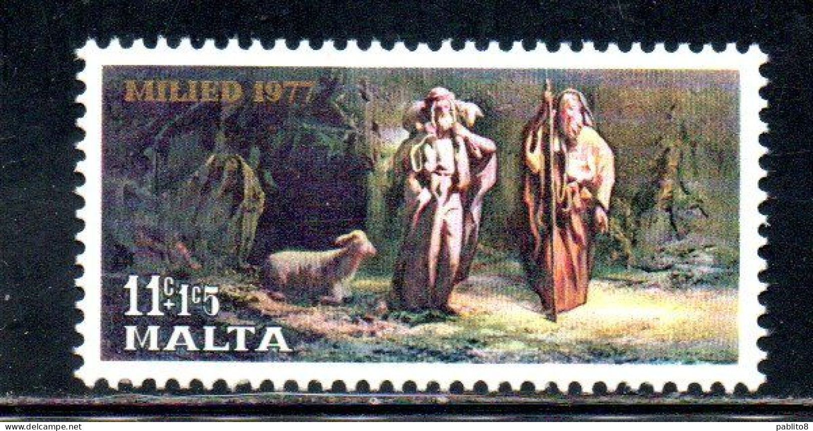 MALTA 1977 CHRISTMAS NATALE NOEL WEIHNACHTEN NAVIDAD NATAL 11c + 1.5c MNH - Malte