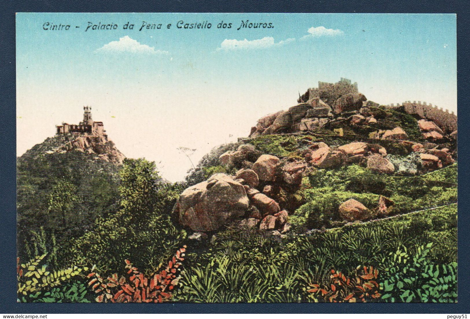 Lisbonne. Sintra(Cintra). Palacio Da Pena E Castello Dos Mouros. - Lisboa