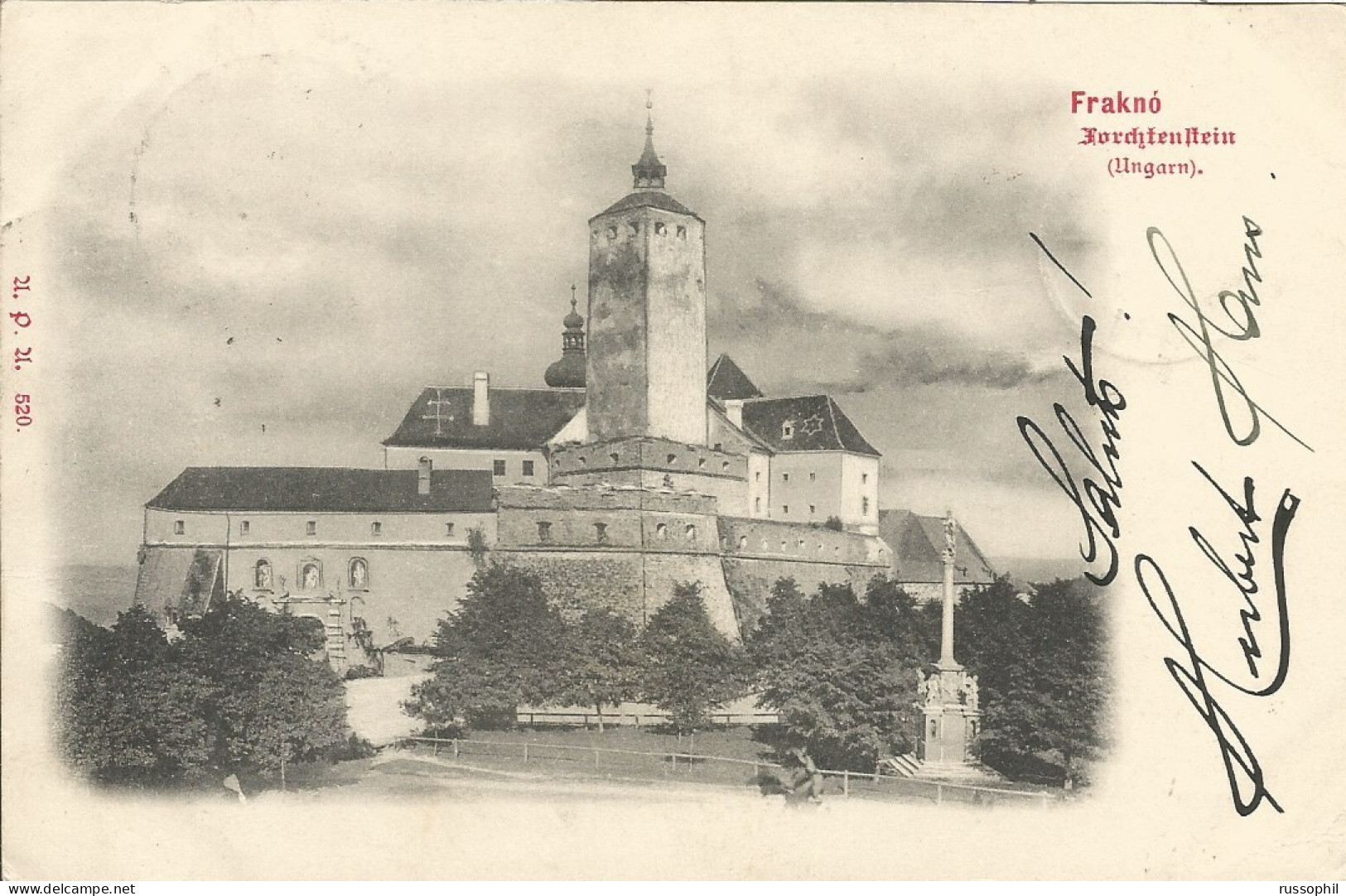 AUSTRIA - FRAKNO - FORCHTENSTEIN - ED. U.P.U REF #520 - 1905 - Forchenstein