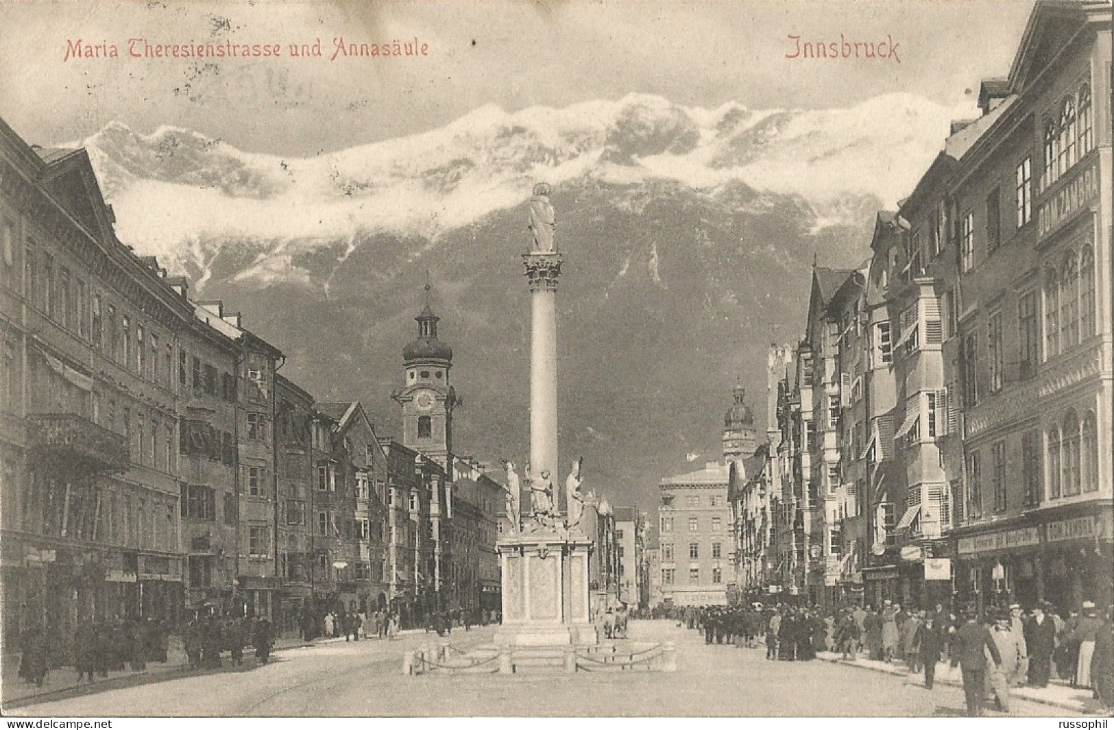 AUSTRIA - INNSBRUCK - MARIA THERESIENSTRASSE - ED. STENGEL REF #2321 - 1905 - Innsbruck