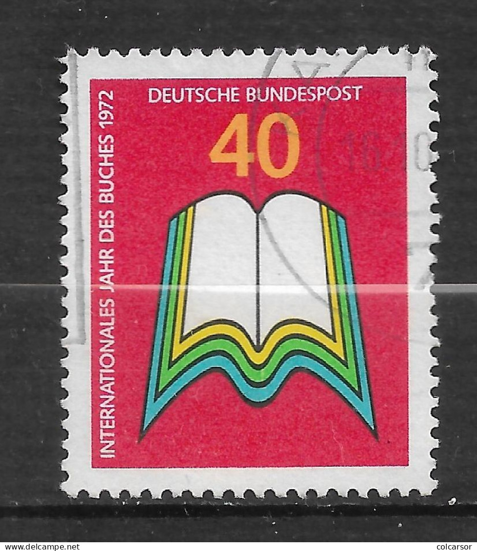ALLEMAGNE FÉDÉRALE  N°   590 " ANNÉE INTER DU LIVRE " - Used Stamps