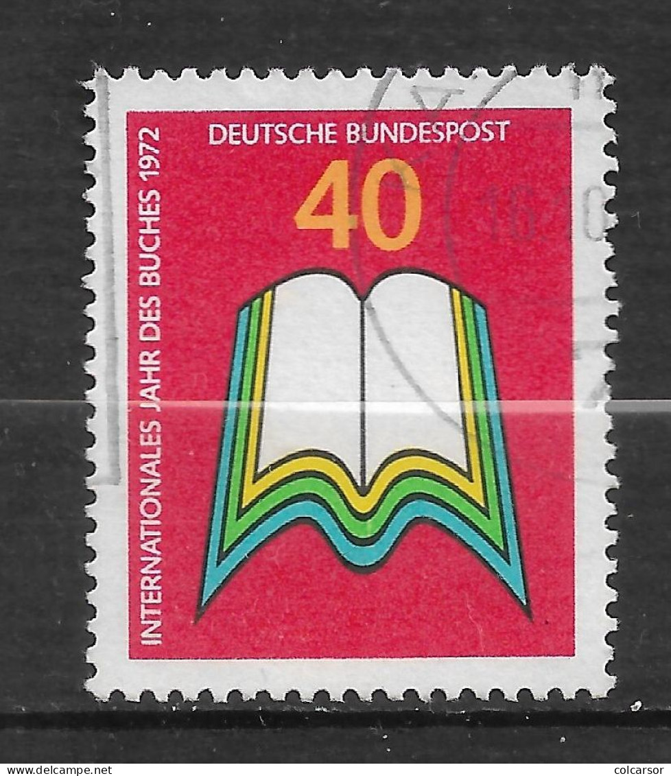 ALLEMAGNE FÉDÉRALE  N°   590 " ANNÉE INTER DU LIVRE " - Usados