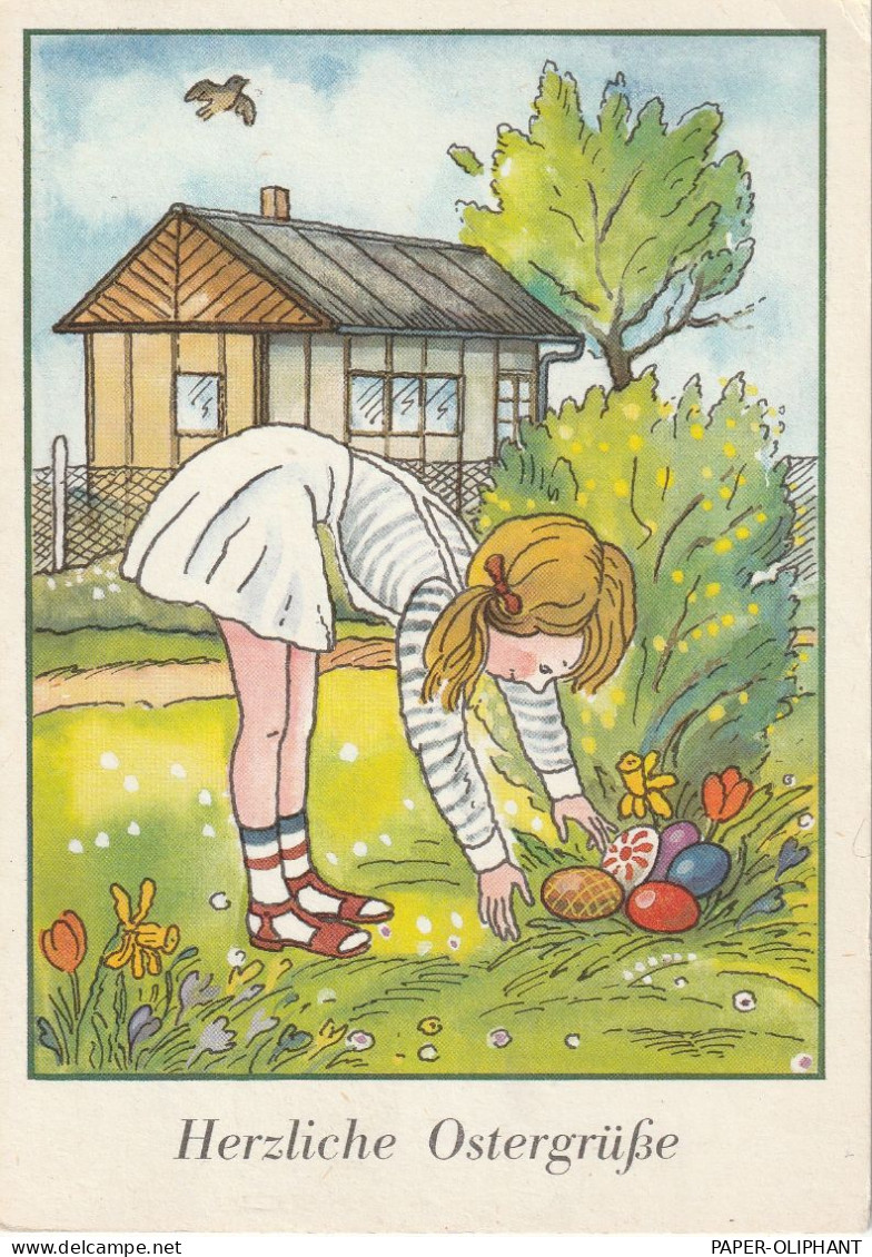 KINDER - Mädchen Mit Ostereiern - Dibujos De Niños
