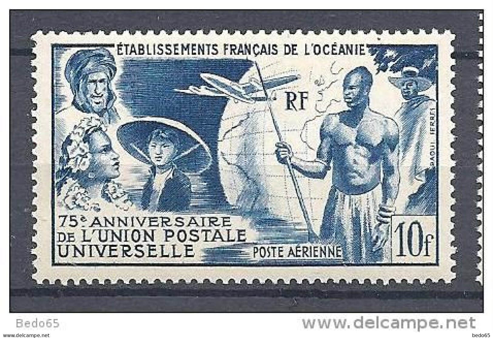 OCEANIE PA  N°  29  NEUF** LUXE  / MNH - Poste Aérienne