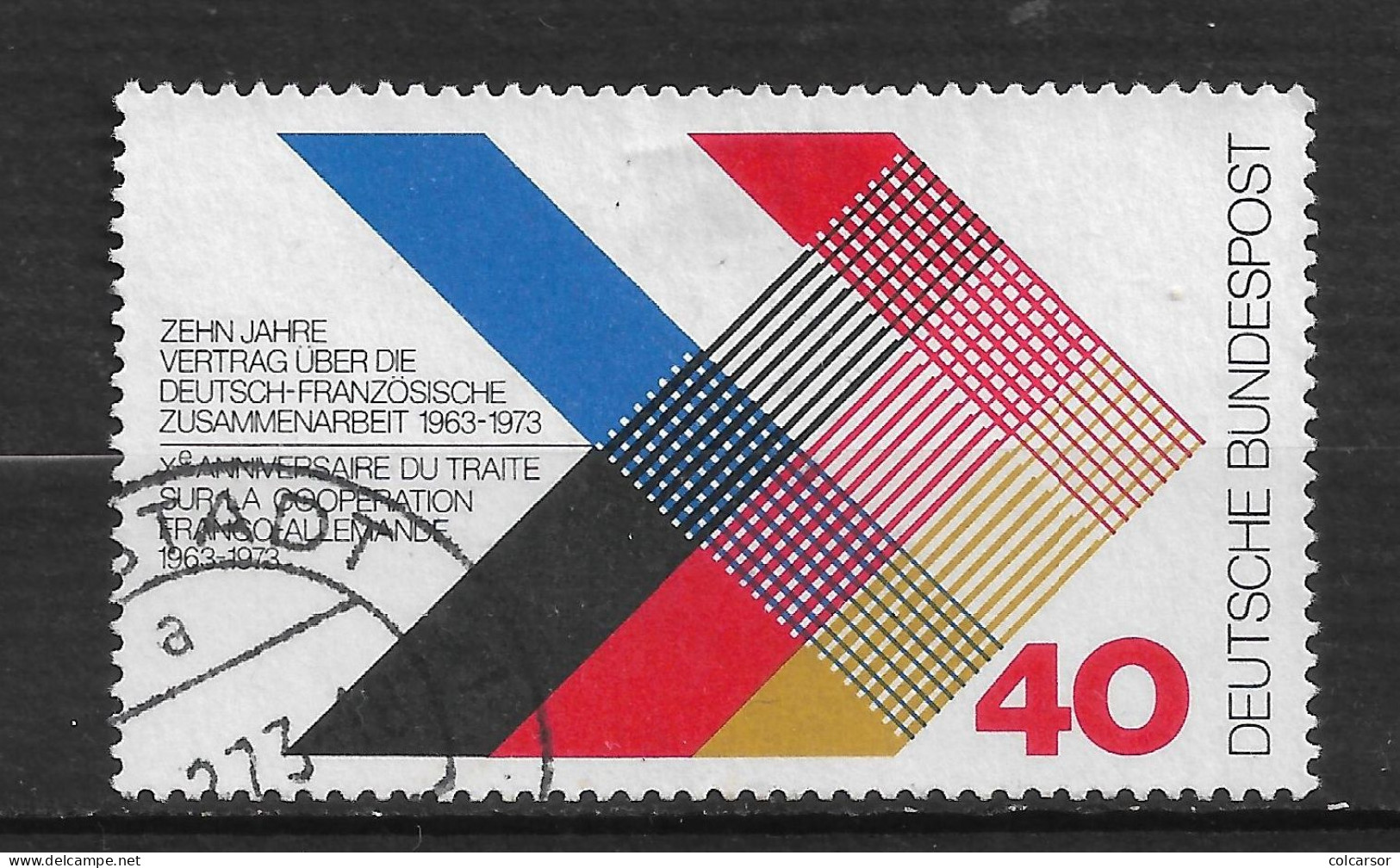 ALLEMAGNE FÉDÉRALE  N°  603 " TRAITÉ " - Used Stamps