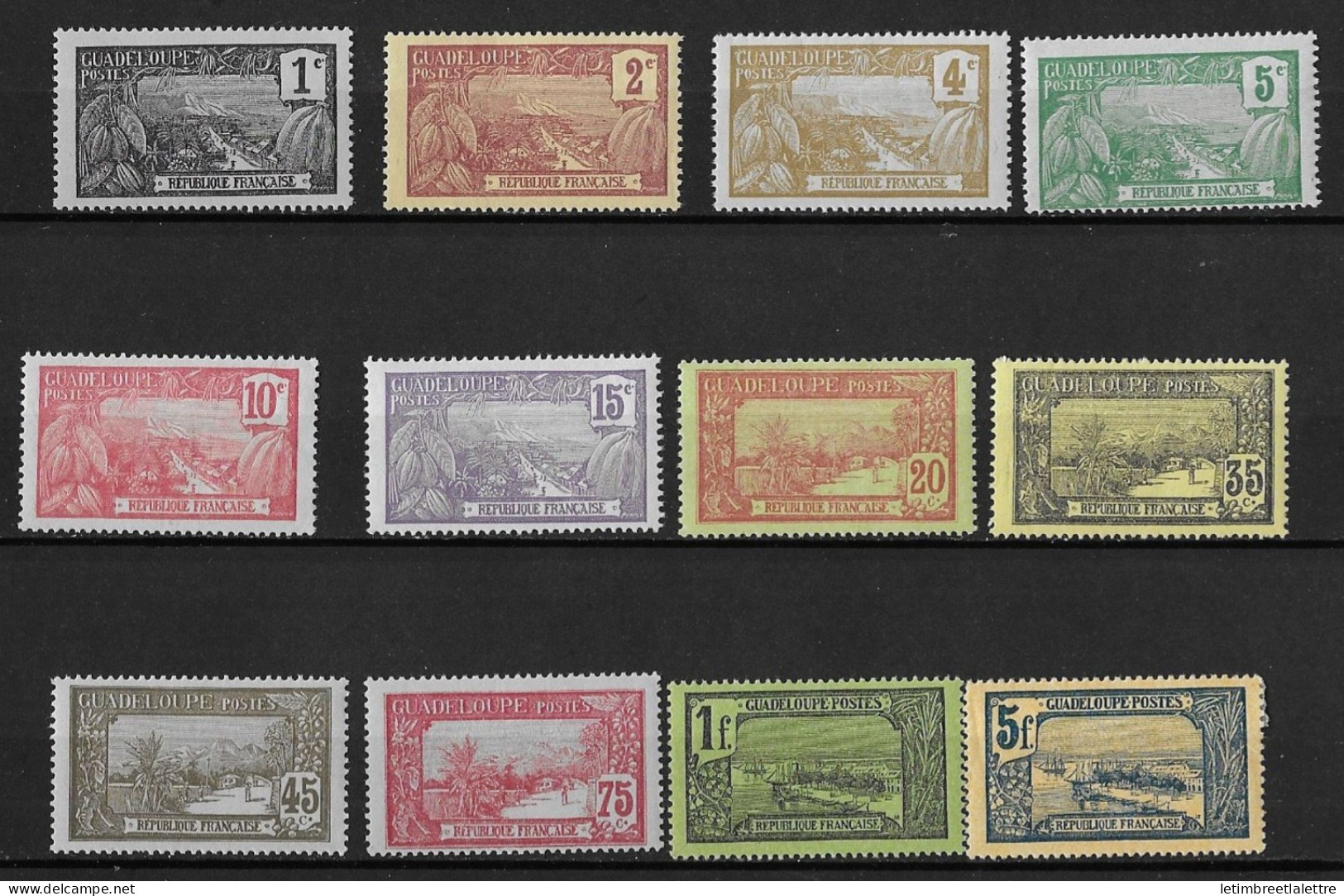 Guadeloupe - YT N° N° 55 à 71 ** Sans Les 62 63 65 67 Et 70 - Neuf Sans Charnière - Unused Stamps