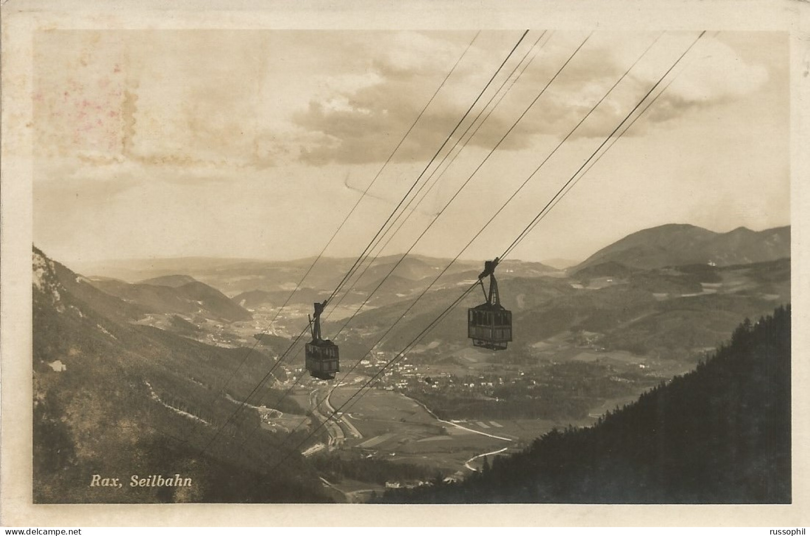 AUSTRIA - Mi #504 ALONE FRANKING PC (VIEW OF RAX) FROM VIENNA TO ARGENTINA - 1930 - Briefe U. Dokumente