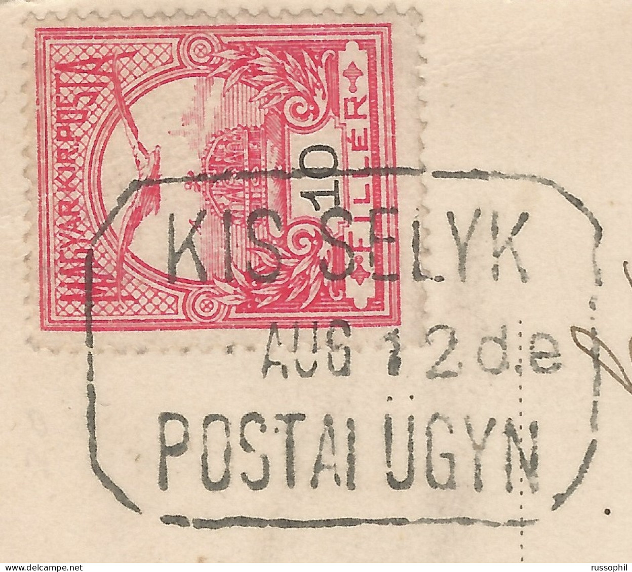 AUSTRIA HUNGARY / ROMANIA - FRANKED PC FROM KYSSELIK - KLEINSCHELKEN - ȘEICA MICA SIBIU TO THE USA - 1910's - Covers & Documents