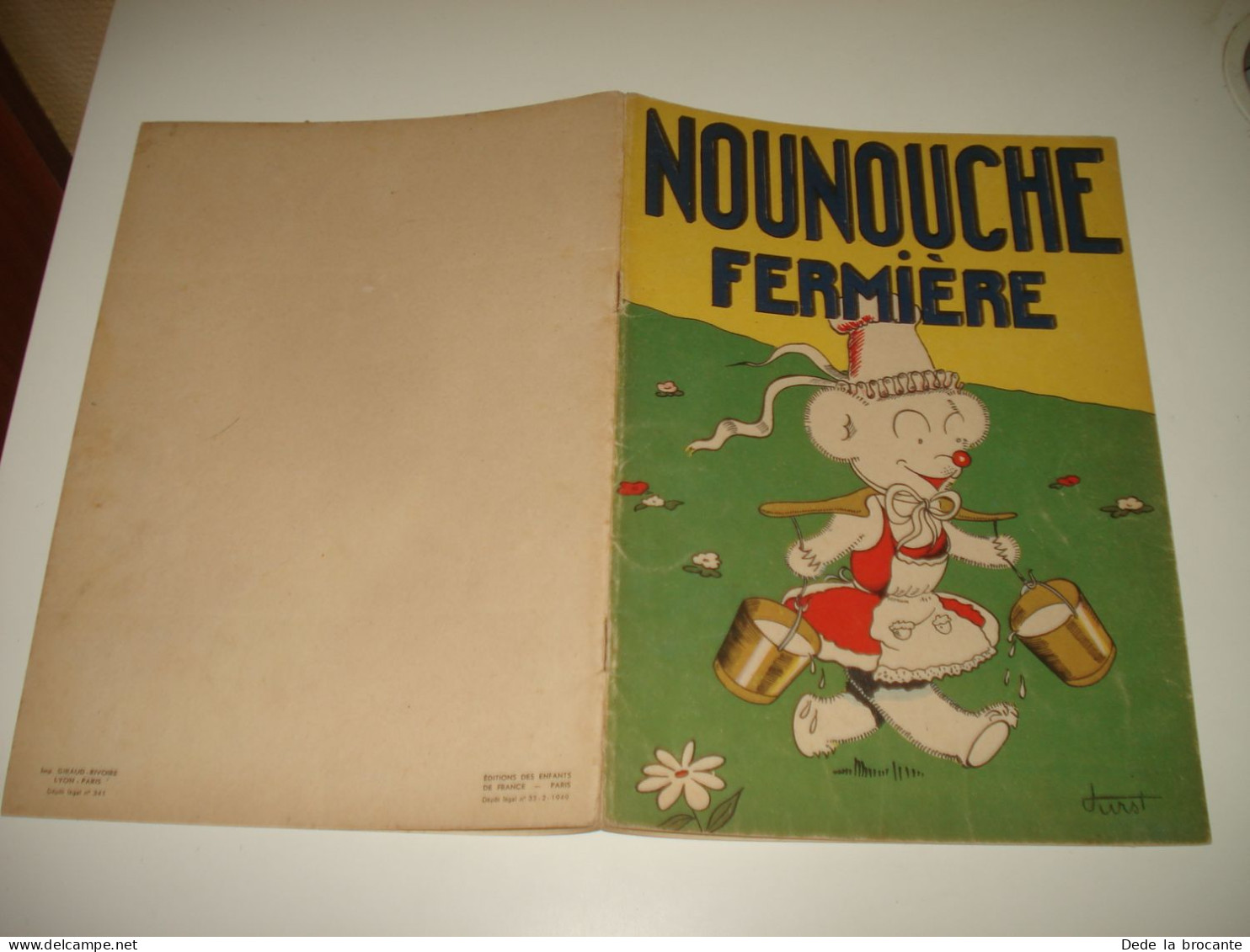 C54 / Nounouche N° 4 " Fermière "  -  Réédition De 1949 - Otros & Sin Clasificación