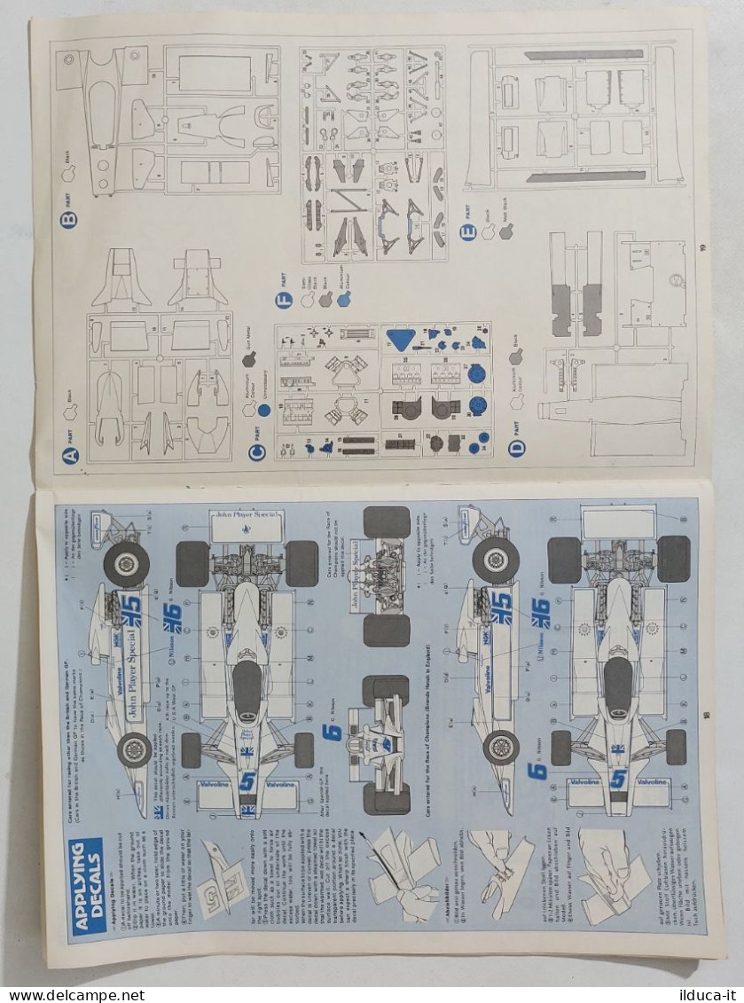 60765 Manuale Kit Montaggio 1/12 - Team Lotus JPS Mk III - Tamiya - Andere & Zonder Classificatie