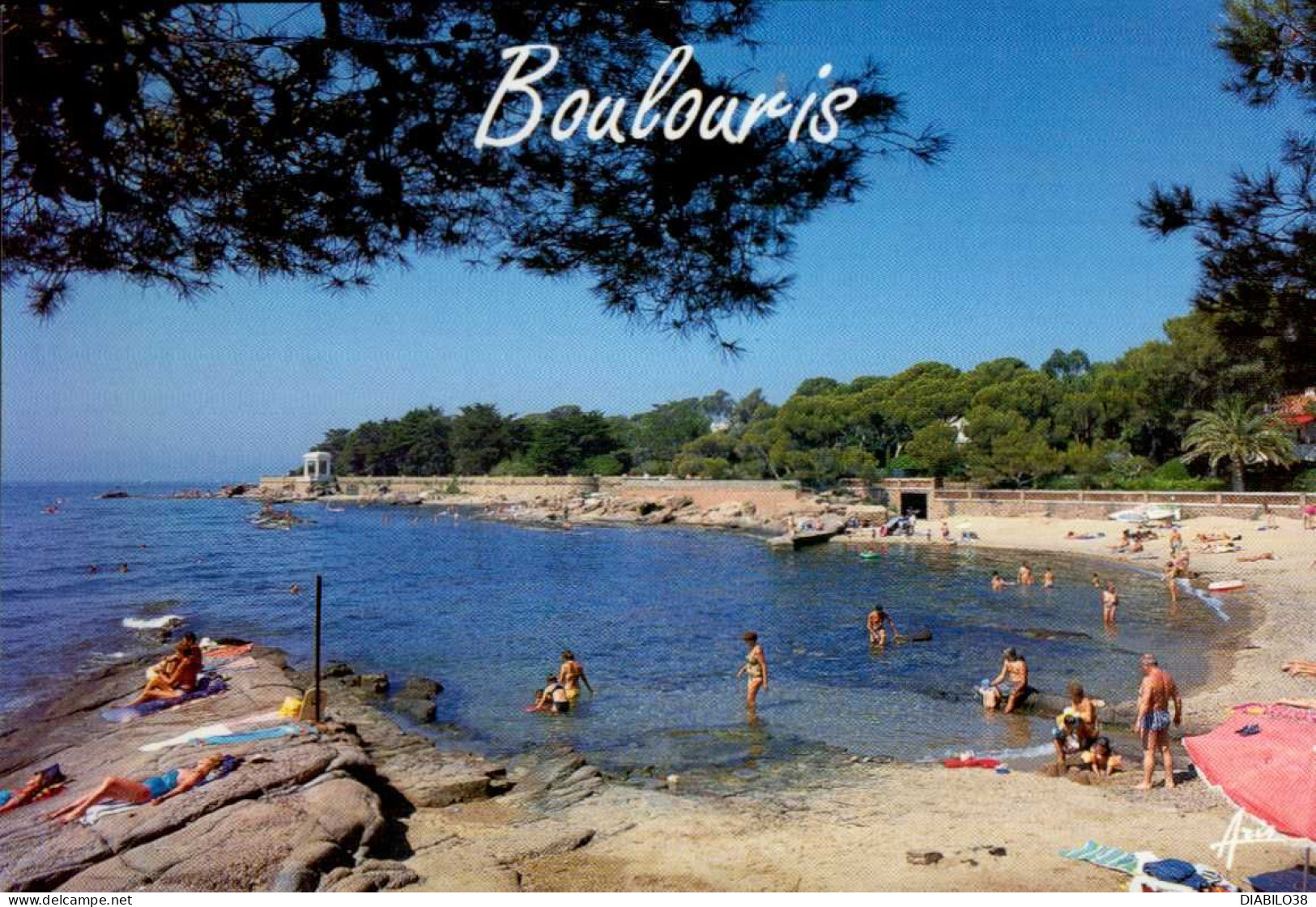 BOULOURIS  ( VAR )   LA PLAGE DE LA PESCADE - Boulouris