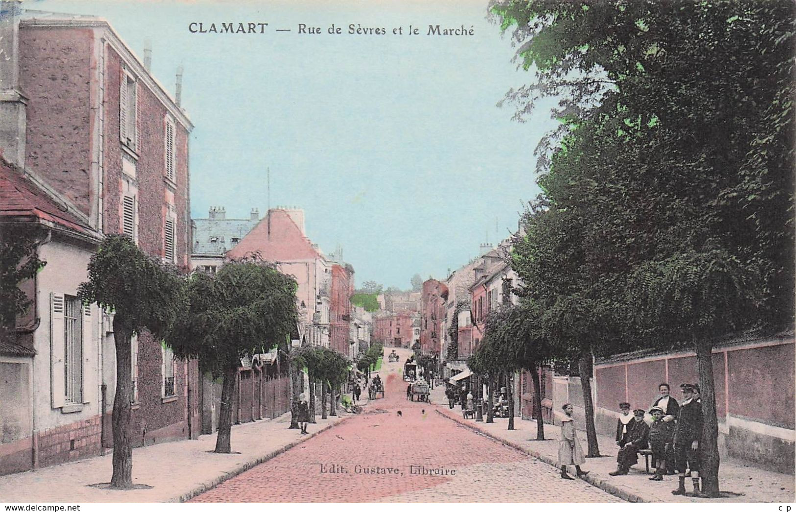 Clamart -  La Rue Sevres - Marché -  CPA °J - Clamart