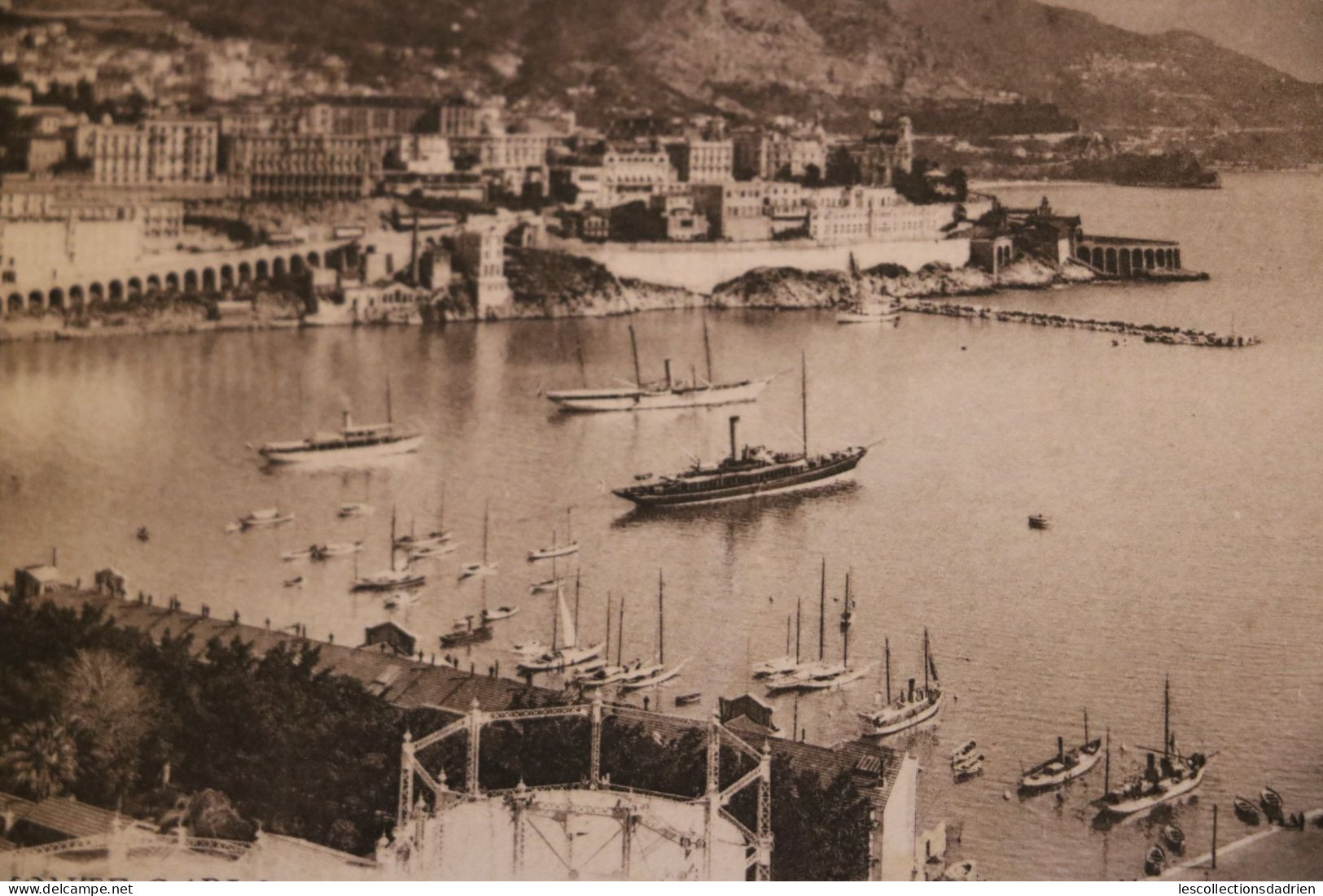 Carte Postale Montecarlo - Vue Prise De Monaco - Le Port Bateaux - Porto