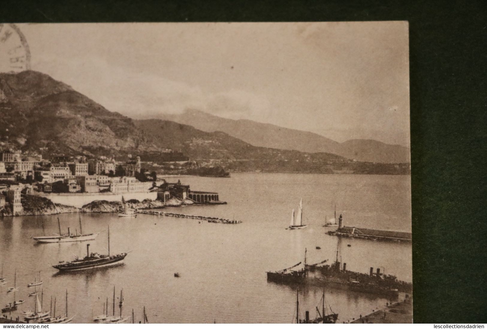 Carte Postale Montecarlo - Vue Prise De Monaco - Le Port Bateaux - Hafen