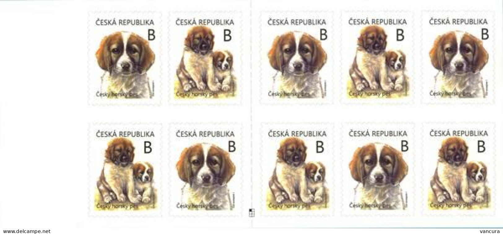 Booklet 1133 -4 Czech Republic Puppy Czech Mountain Dog 2021 - Unused Stamps