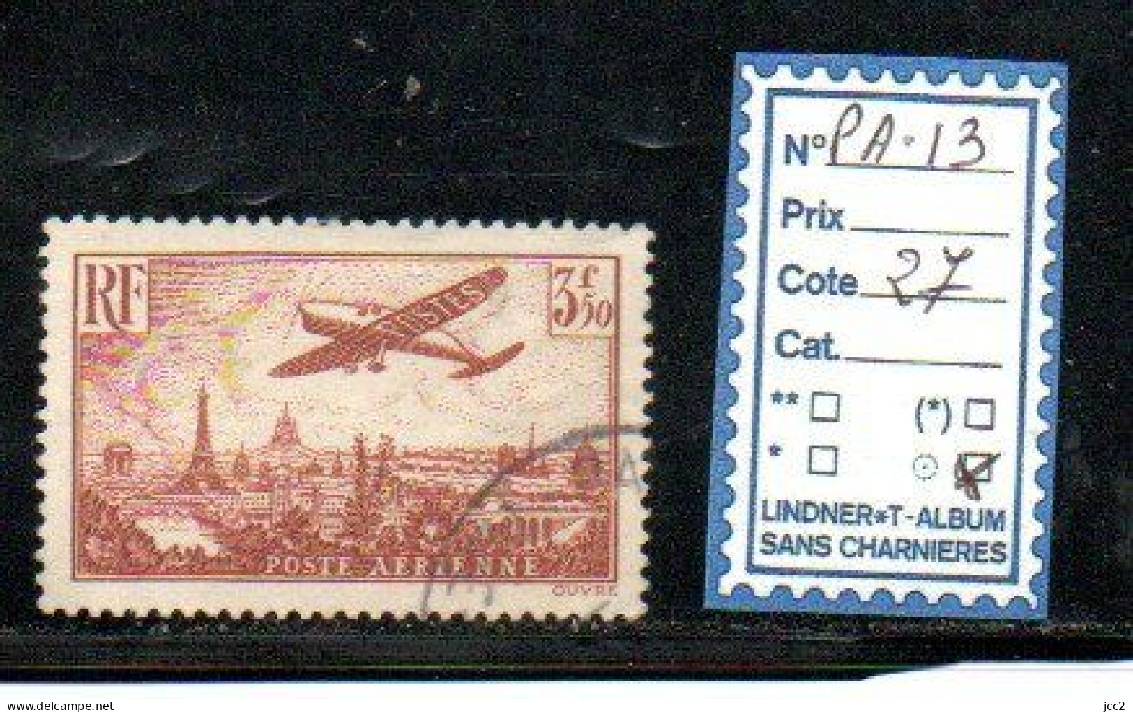 FRANCE PA OBLITÉRÉ N° 13 - 1927-1959 Used