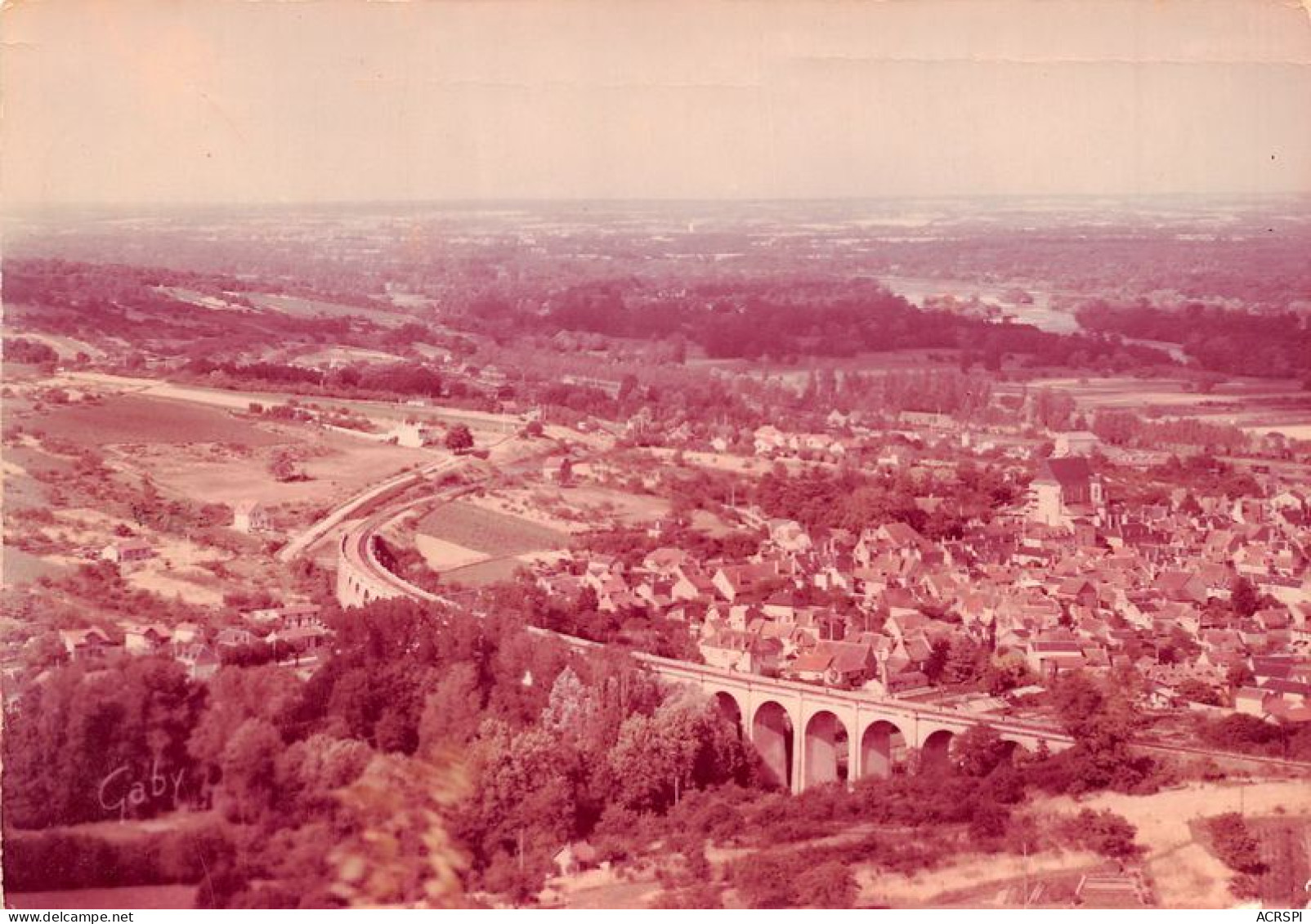 SAINT SATUR Le Viaduc Et La Ville Vus De La Porte Cesar A SANCERRE 4 (scan Recto-verso) MA1905 - Saint-Satur