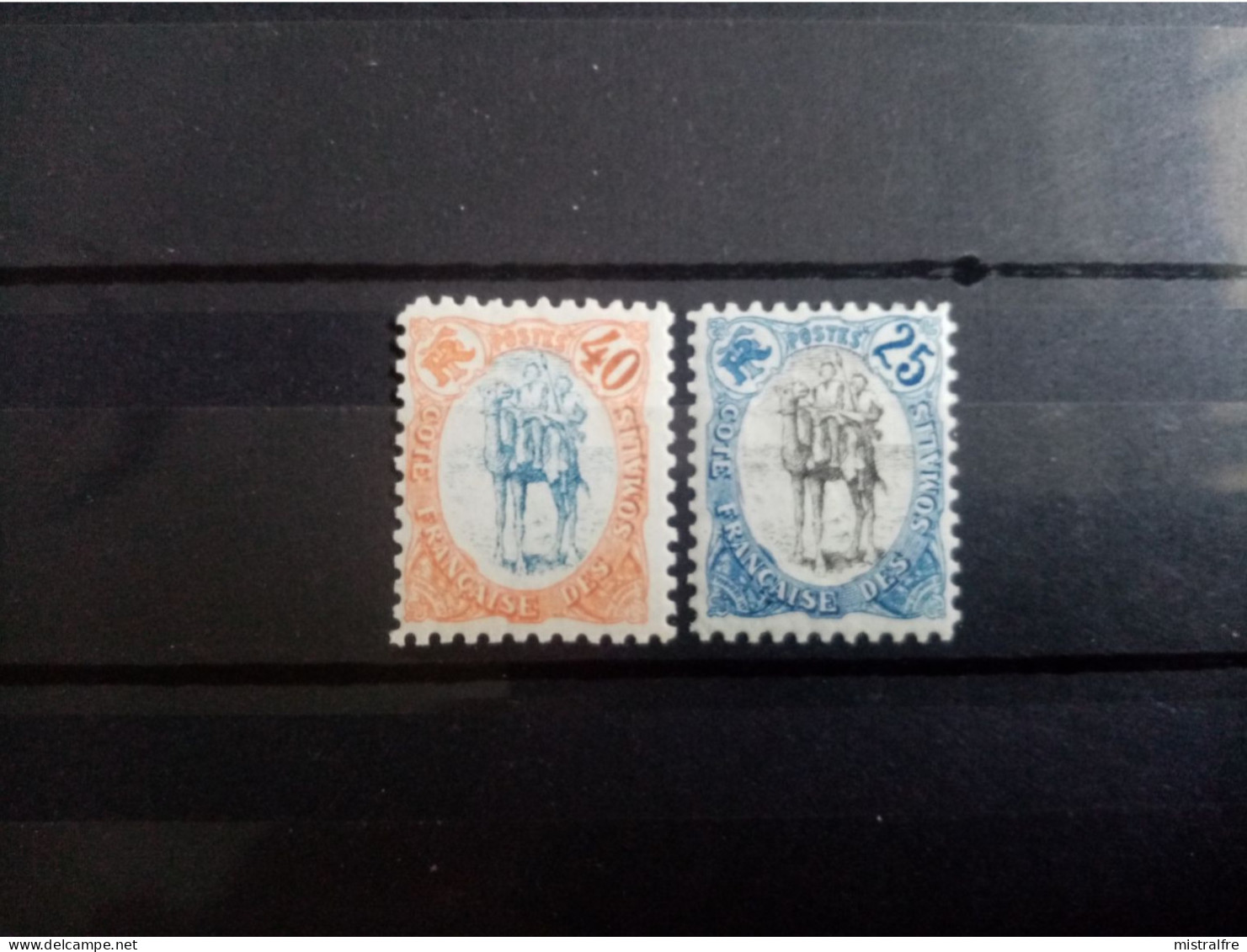 Côte Des SOMALIES. 1902-03. " Méharistes " N° 47 Neuf++et 60 Neuf+. . Côte YT 2022 : 64,00 € - Unused Stamps
