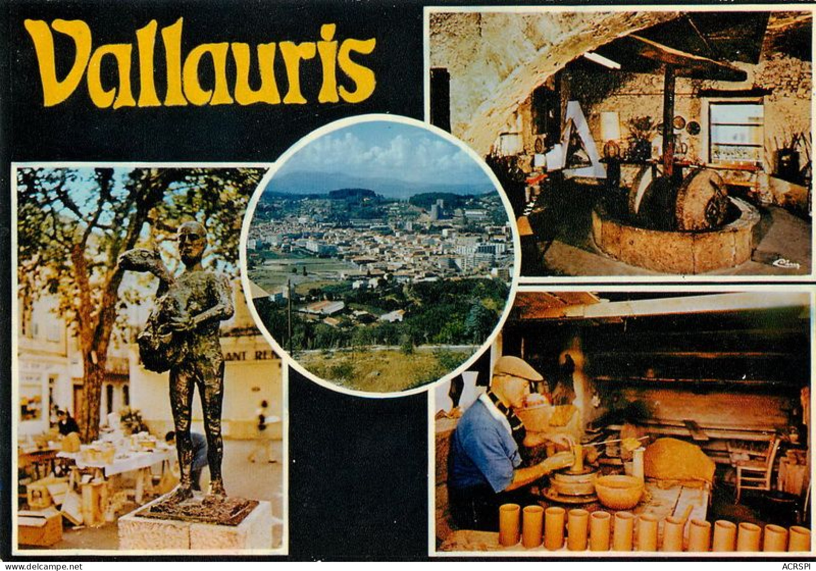 VALLAURIS  Multivue    32  (scan Recto-verso)MA1918Bis - Vallauris