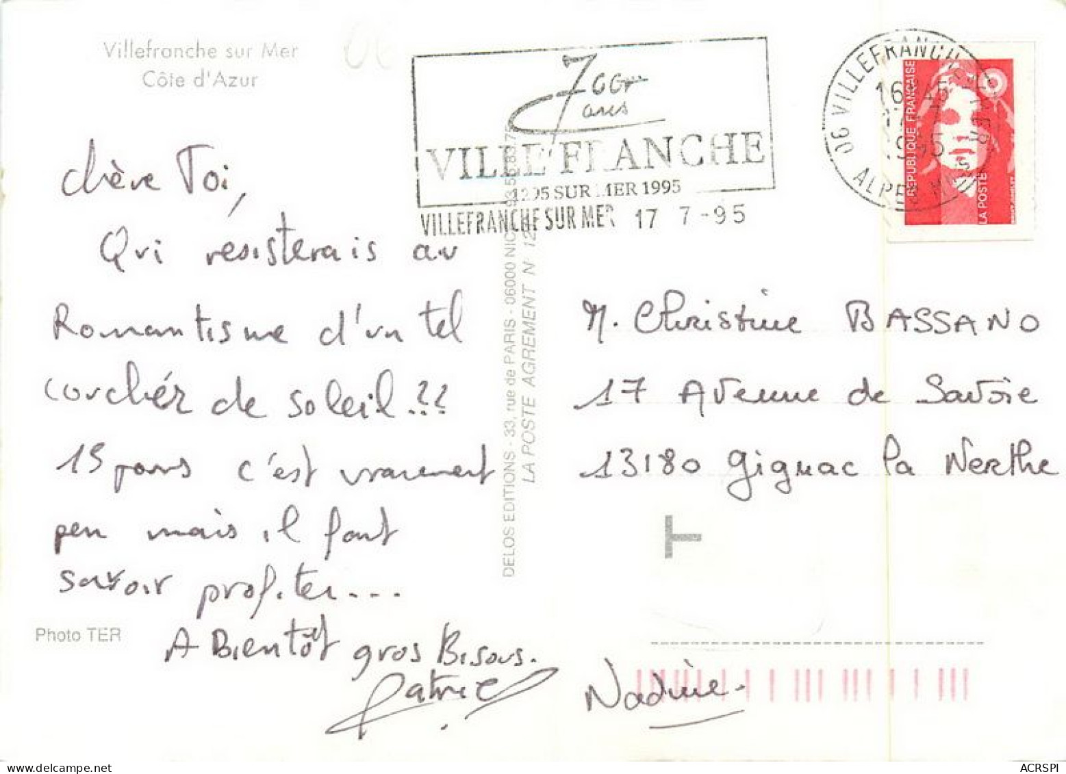 VILLEFRANCHE SUR MER   Le Soir    31  (scan Recto-verso)MA1918Bis - Villefranche-sur-Mer