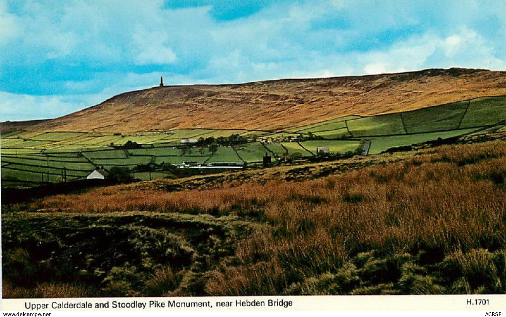 Pike Monument Hebden Bridge 51 (scan Recto-verso)MA1917 - Autres & Non Classés