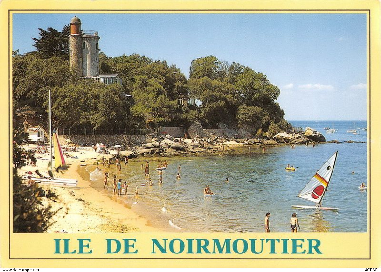 ILE DE NOIRMOUTIER L Anse Rouge Et La Tour Plantier 27(scan Recto-verso) MA1915 - Ile De Noirmoutier