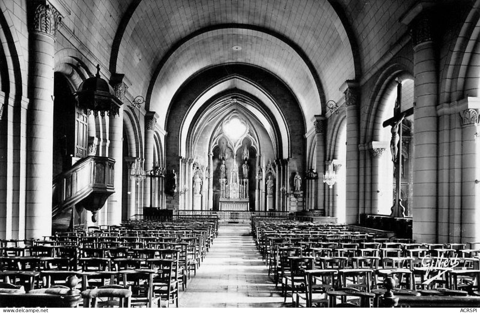 JONSAC  Interieur De L'eglise  26 (scan Recto-verso)MA1912Bis - Jonzac