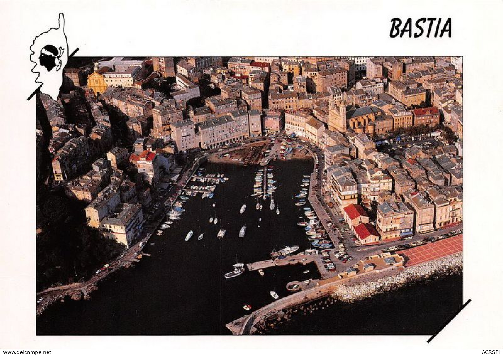 BASTIA Vue Panoramique Sur Le Vieux Port 13(scan Recto-verso) MA1910 - Bastia