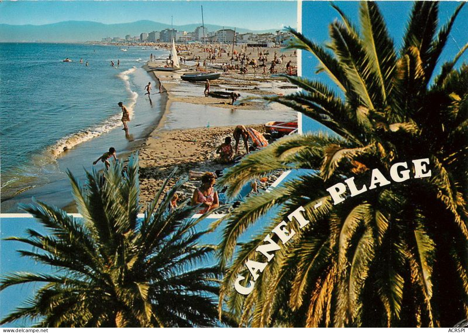 CANET Saint  NAZAIRE  EN ROUSSILLON  La Plage    1   (scan Recto-verso)MA1930Ter - Canet En Roussillon