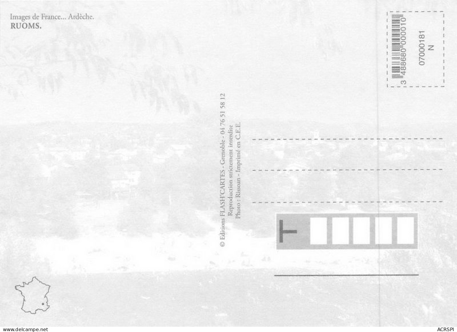 RUOMS  La Plage  29  (scan Recto-verso)MA1929Bis - Ruoms