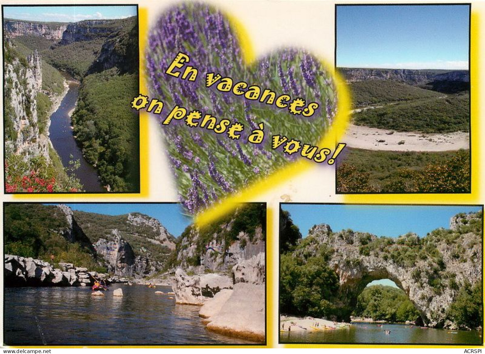 Vallon Pont D'arc  PAYSAGES ARDECHOIS   18  (scan Recto-verso)MA1929Bis - Vallon Pont D'Arc