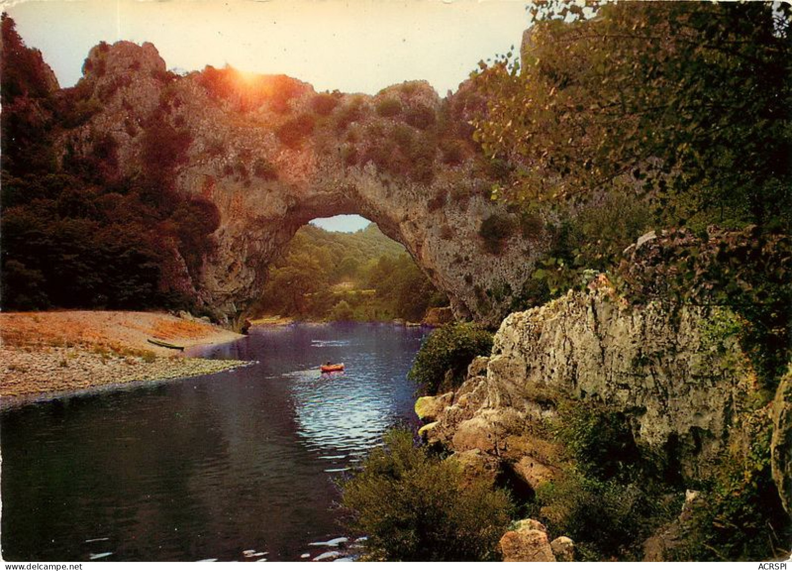 Vallon Pont D'arc Jeux De Lumieres    16  (scan Recto-verso)MA1929Bis - Vallon Pont D'Arc