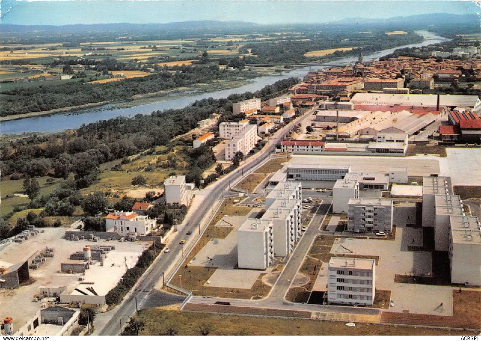 BOURG SAINT ANDREOL La Ville Et La Vallee Du Rhone 19(scan Recto-verso) MA1925 - Bourg-Saint-Andéol