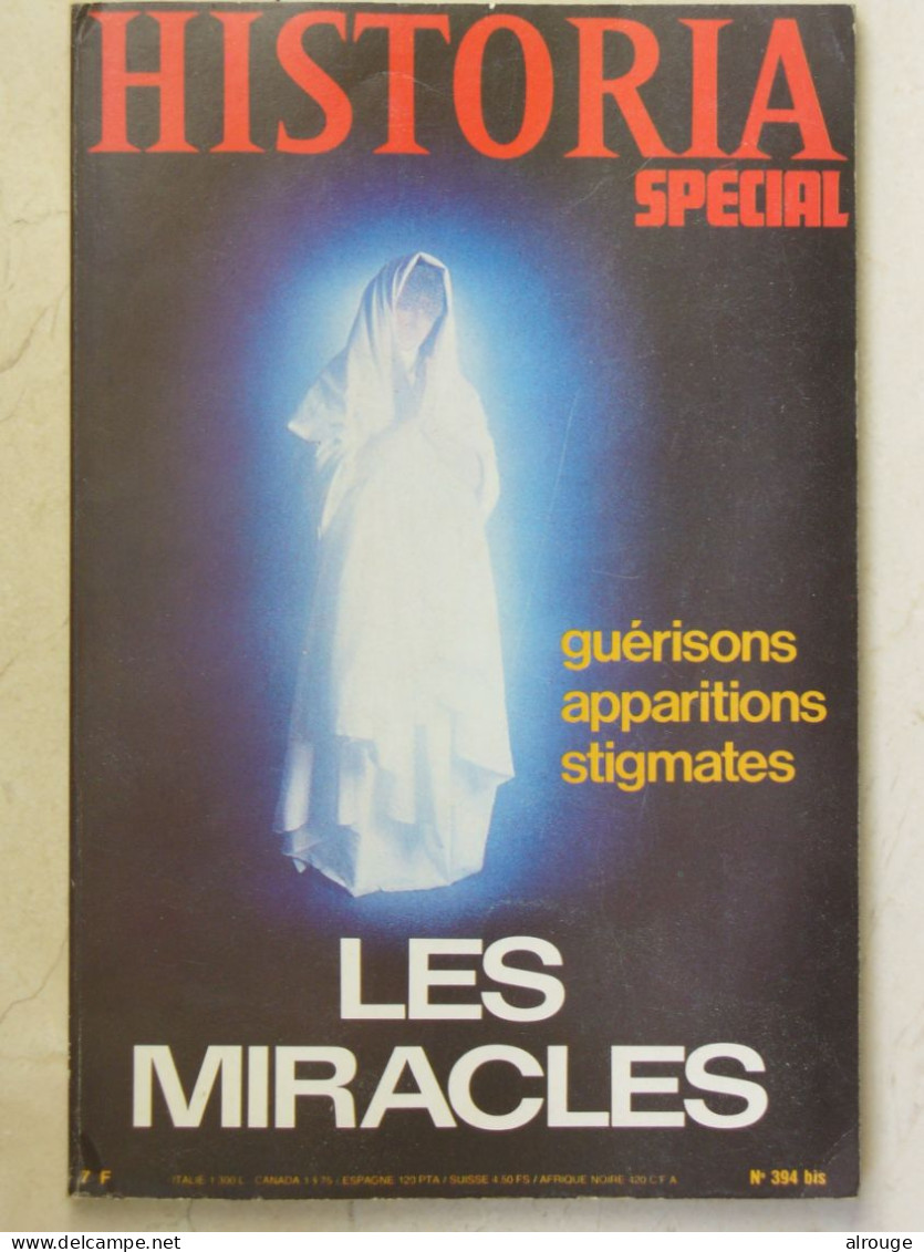 Les Miracles, Historia Spécial, 1979, Guérisons, Apparitions, Stigmates - Other & Unclassified