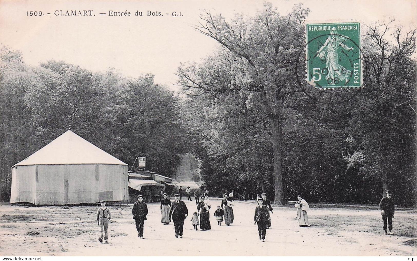 Clamart -  Entree Du Bois  -  CPA °J - Clamart