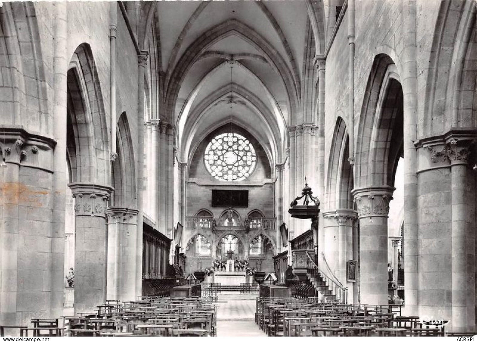 ST SEINE L ABBAYE Interieur De L Eglise Monument Historique 12(scan Recto-verso) MA19211 - Saulieu