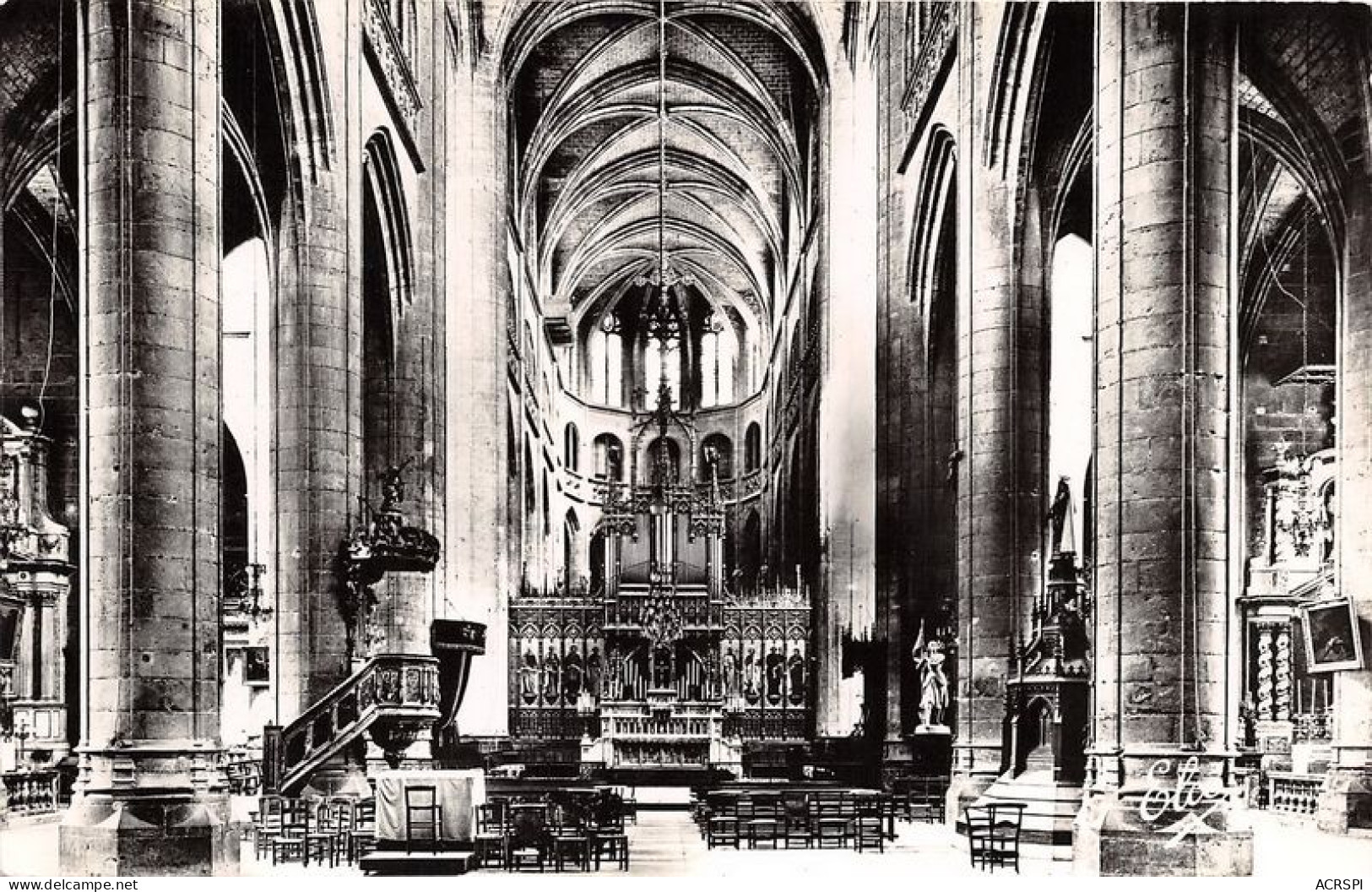 AUCH La Cathedrale La Grande Nef 11(scan Recto-verso) MA1919 - Auch